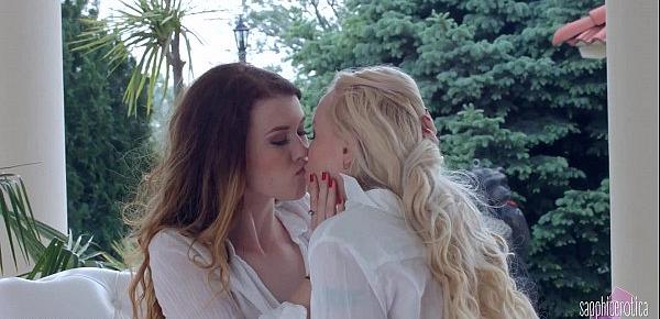  Misha Cross and Lola Taylor in Windy day lesbian scene by Sapphic Erotica